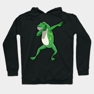 Funny kids design frog dabbing Hoodie